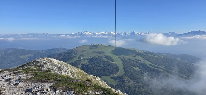 Photo de Franz Frenner le long du parcours