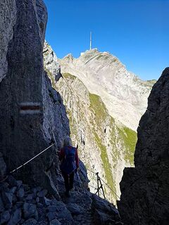 Foto de Kurt Gassmann a lo largo del recorrido