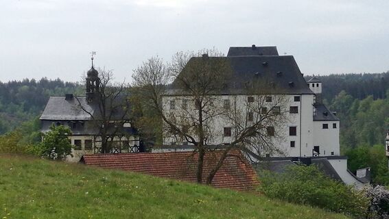 Entlang des Hinteren Röhrensteiges bei Burgk