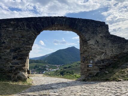 Foto von Friedrich Schlager entlang der Tour