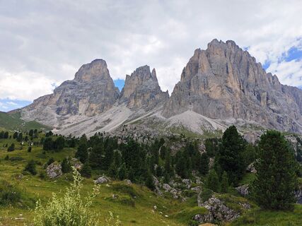 Foto de Lodovica Vecchi a lo largo del recorrido