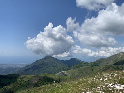 Foto de Paolo Cecchini a lo largo del recorrido