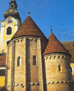 Die Altstadt von Hartberg. 