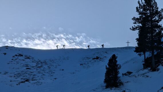 Foto von Klaus Lehner entlang der Tour