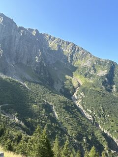 Photo de Agnese Martinelli le long du parcours