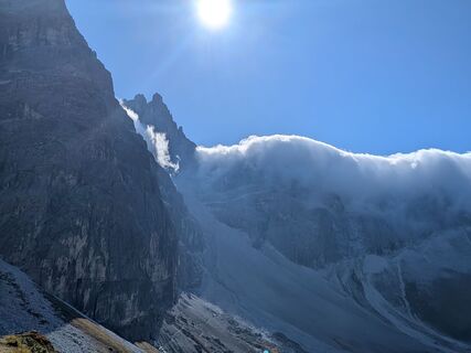 Photo de Andrea Widmoser le long du parcours