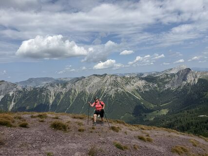 Foto von Gerti Glettler entlang der Tour