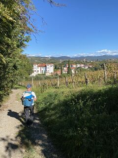 Foto de Berthold Astegher a lo largo del recorrido