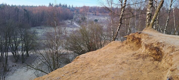 Photo de Henny Kroesbergen le long du parcours