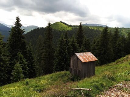 Zdjęcie z Erwin Krumböck wzdłuż trasy