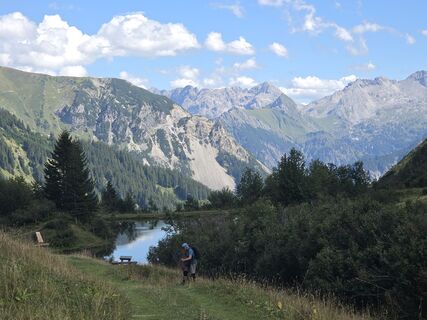 Fotografia z Gudrun Lippert na trase