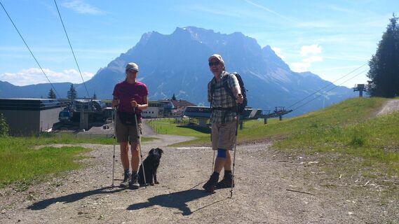 Blick auf die Zugspitz