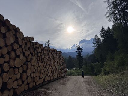Foto de Holger Hofmann a lo largo del recorrido