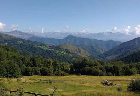 Panorama vom Col du Lys in Richtung Norden