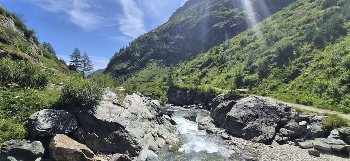 Foto von Julia Fruhmann entlang der Tour