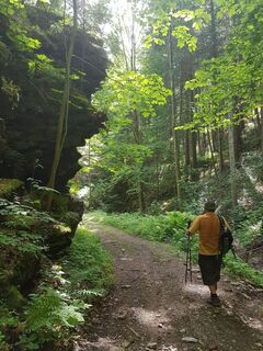 Sommerliche Abkühlung auf der Kalvarienbergrunde