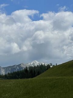 Photo de Andrea Bleier le long du parcours