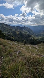Foto von Daniel Dietl entlang der Tour
