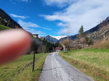 Foto von Andrea Mahringer entlang der Tour