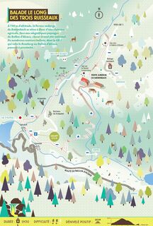 Ein Bauernhof, eine Wanderung: Ferme-Auberge du Baerenbach (Route)