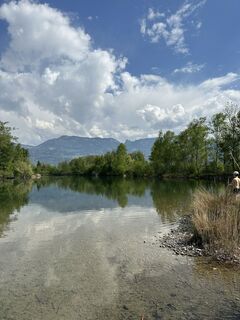 Fotografia z Cyrill Bischof na trase