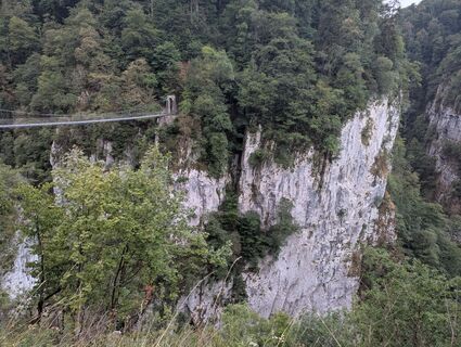 Foto von Severine Martres entlang der Tour