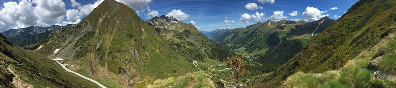 Blick von der Hornfeldspitze