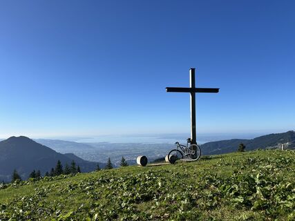 Zdjęcie z Josef Wohlgenannt wzdłuż trasy