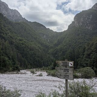 Wegbeschreibung zur Forcella Caserata