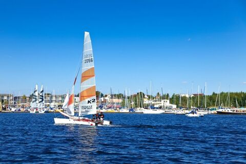 Segeln auf dem Cospudener See