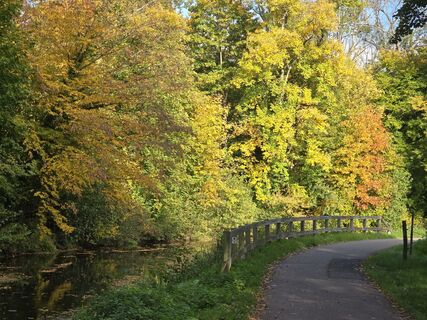 Photo de Michel Kennel le long du parcours