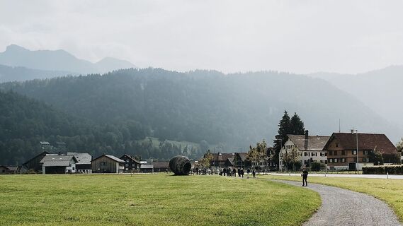 Radweg in Andelsbuch