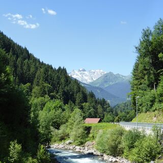 Blick auf die Drei Türme im Rätikon