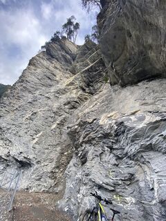Photo de Daniel Bulfoni le long du parcours