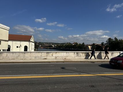 Foto de Wolfgang Gschmeidler a lo largo del recorrido