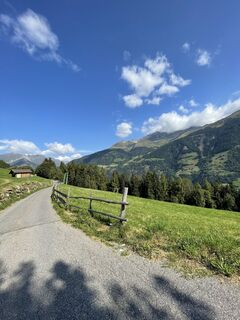 Foto von Silke entlang der Tour