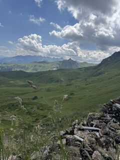 Foto von Andrea Omlin entlang der Tour