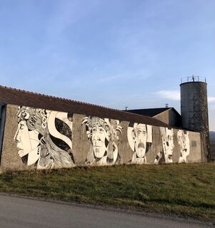 Foto von Barbara Schober entlang der Tour