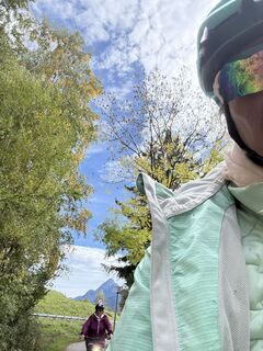 Foto von Conny Wicki entlang der Tour