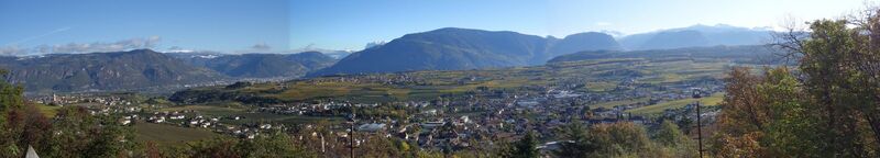 Panoramaausblick bei der Gleifkirche