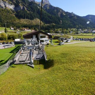 Talstation der Doppelsesselbahn Krinnenalpe