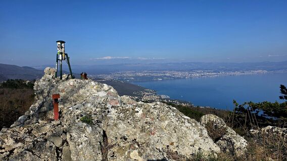 Photo de Danijel Sorola le long du parcours