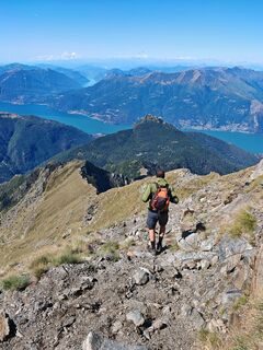 Photo de Lara Musitelli le long du parcours