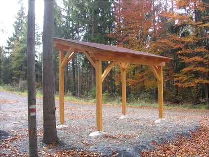 Unterstellplatz für Wanderer beim Hendlstein