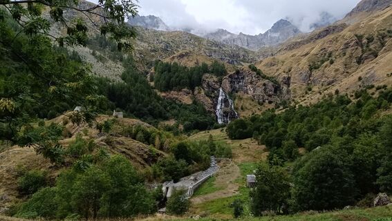 Foto de Maurizio Dell'acqua a lo largo del recorrido
