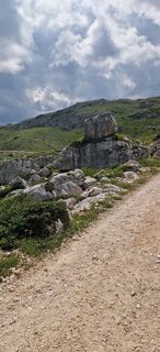 Foto von Magda entlang der Tour