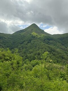 Photo de Luca Barsotti le long du parcours