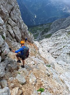Photo de Patrick Fresenberger le long du parcours