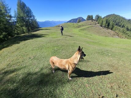 Foto de Birgit Arbeiter a lo largo del recorrido