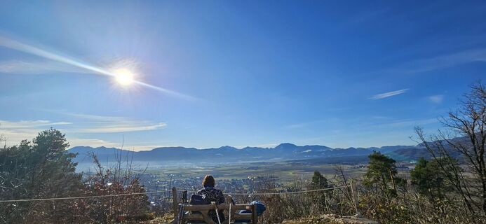 Foto von Mateja Rečnik entlang der Tour